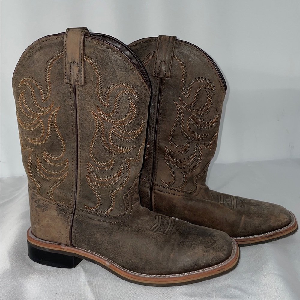 SMOKY MOUNTAIN KIDS CHOCOLATE COWBOY BOOTS FTL-10-110
